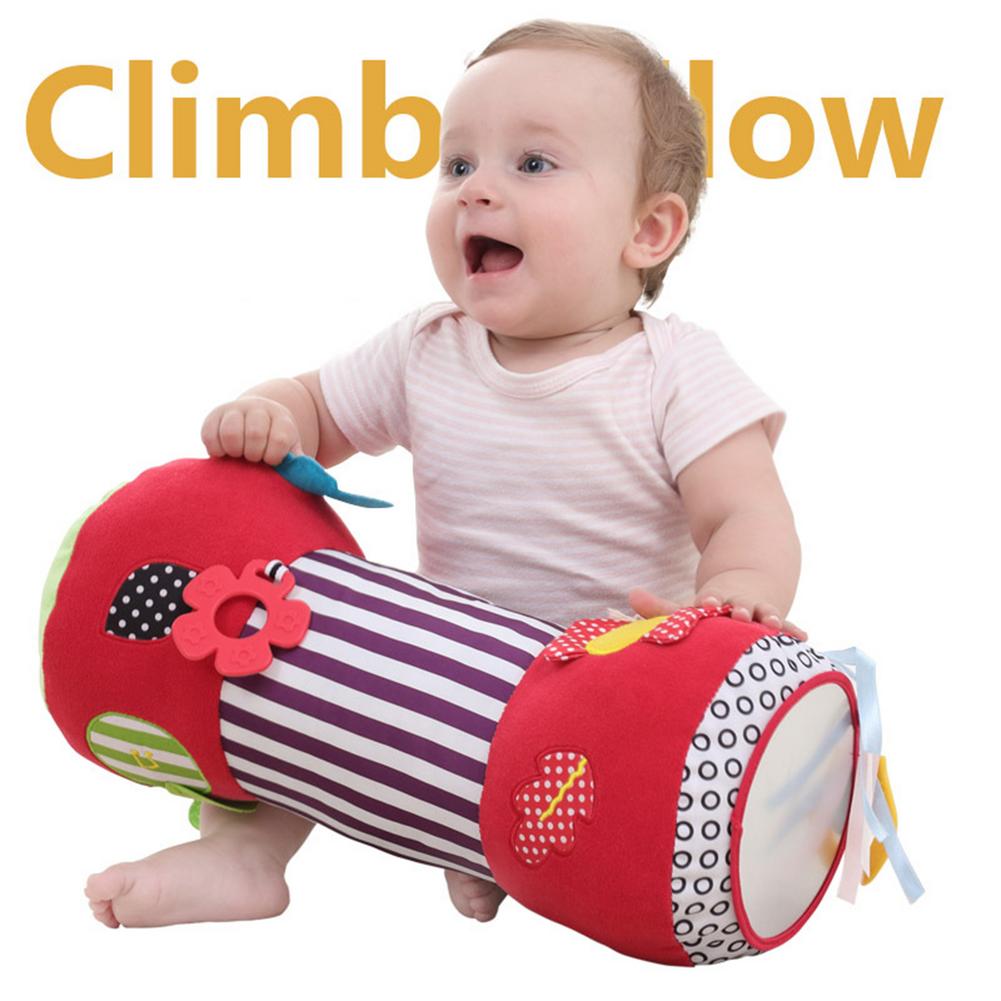 Baby Crawling Pillow Infant Exercise Roller Toy Soft Cushion Multi-functional Climb Pillow Kid Plush Crawling Roller Learn Stand