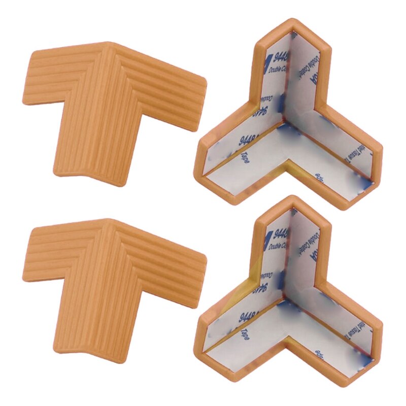 28EC 4 Pcs/Set Table Desk Corner Guard Edge Anticollision Guards Soft Silicone Baby Safe Corner Protector for Newborn Infants