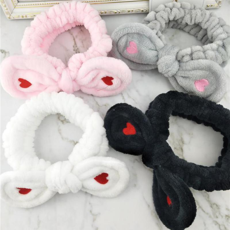 Autumn Winter Style Hairbands For Girls Cute Plush Headband Kids Bathing Hair Styling Tools Children Hair Wear Headdress