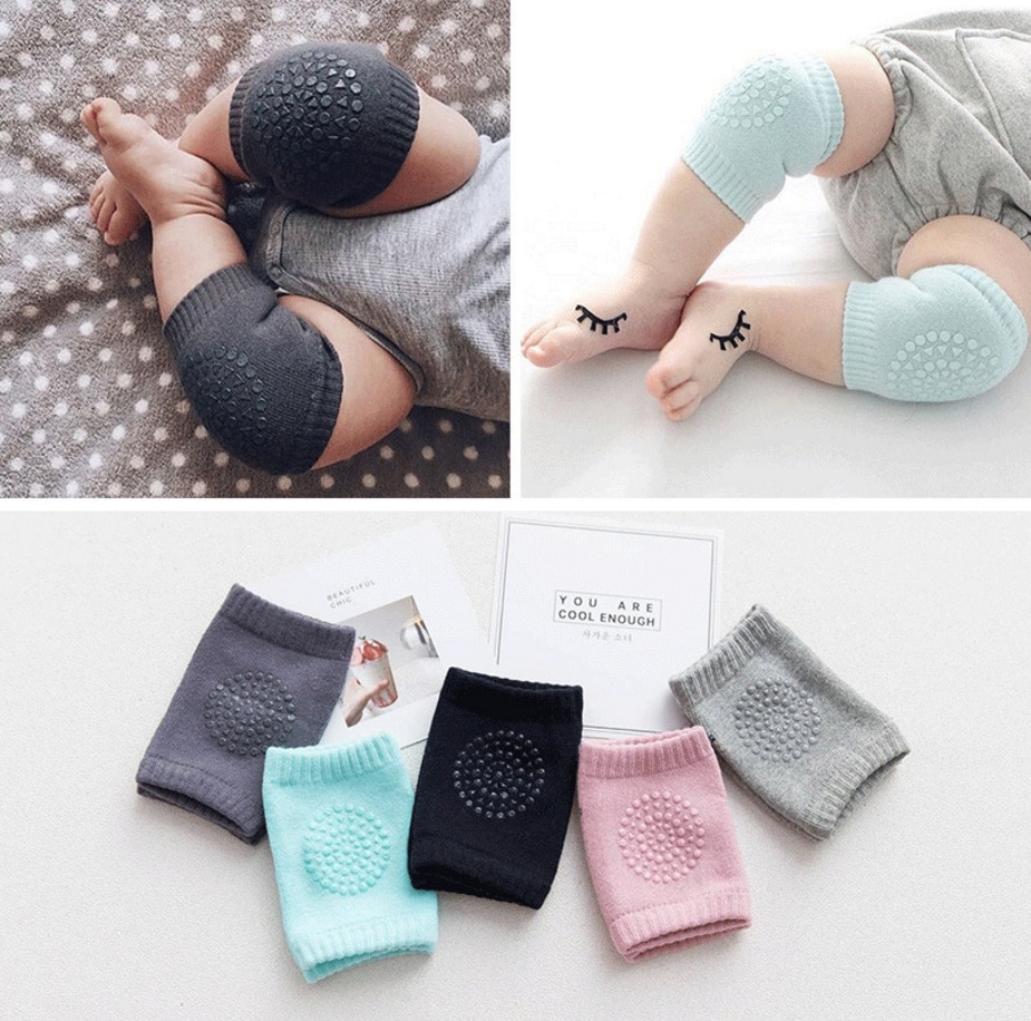 1 Pair Baby Knee Pad Kids Safety Crawling Elbow Cushion Infant Toddlers Baby Leg Warmer Knee Support Protector Baby Kneecap