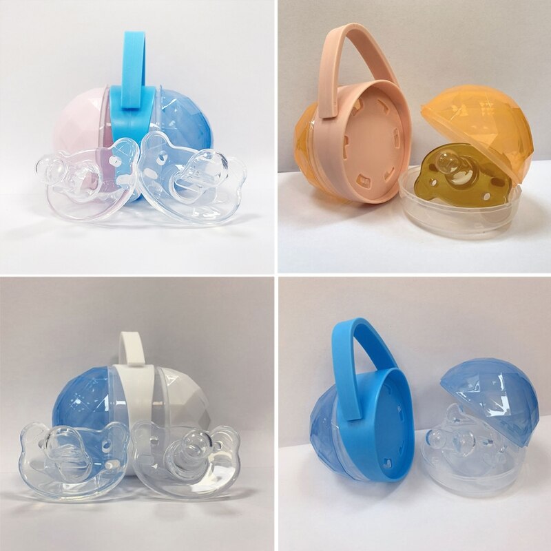 Portable Infant Newborn Baby Pacifier Case Box Nipple Shield Case Pacifier Holder Storage Box Soother Container hot