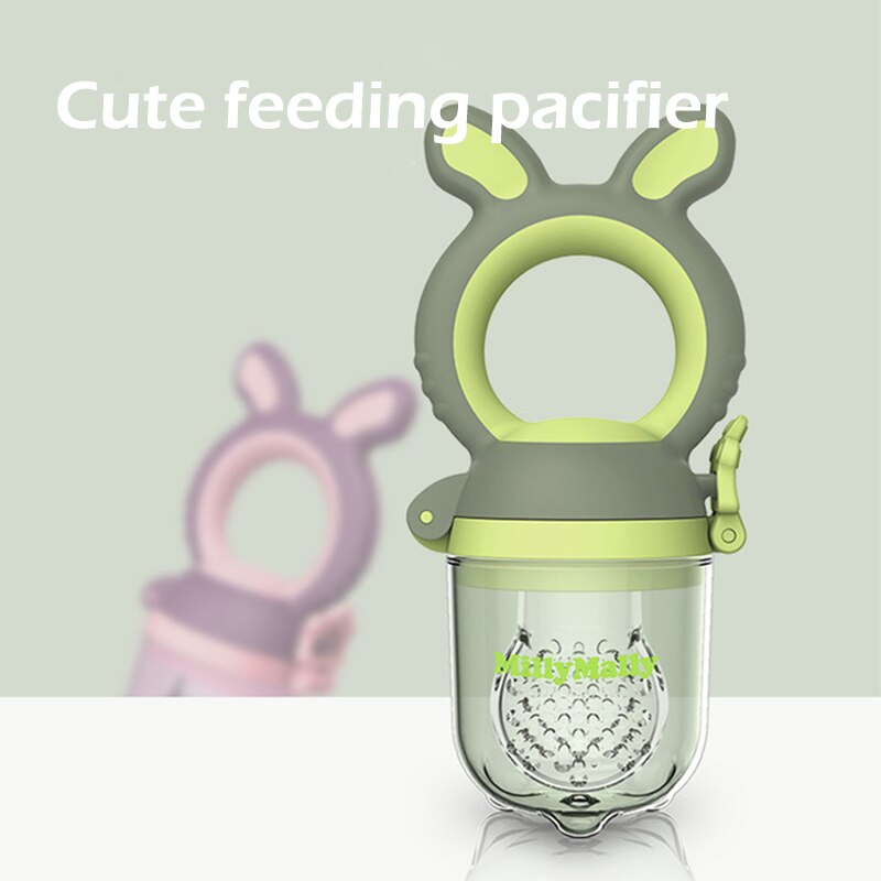 Baby Feeding Pacifier Silicone Food Supplement Soothing Pacifier Nipples For Newborns Fruit And Vegetable For Kids