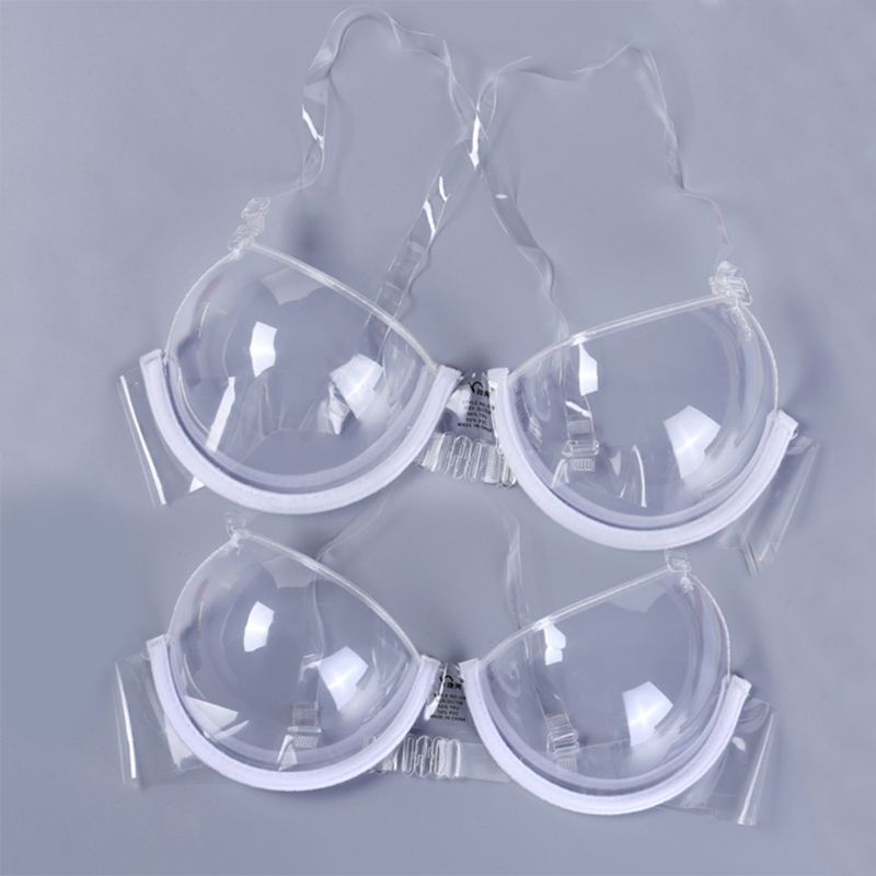 2017 Transparent Clear Push Up Bra Strap Invisible Bras Women Underwire 3/4 Cup