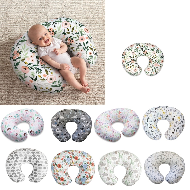 Baby Nursing Pillow Case Elastic U-shaped Pillow Case Detachable Pillow Cover