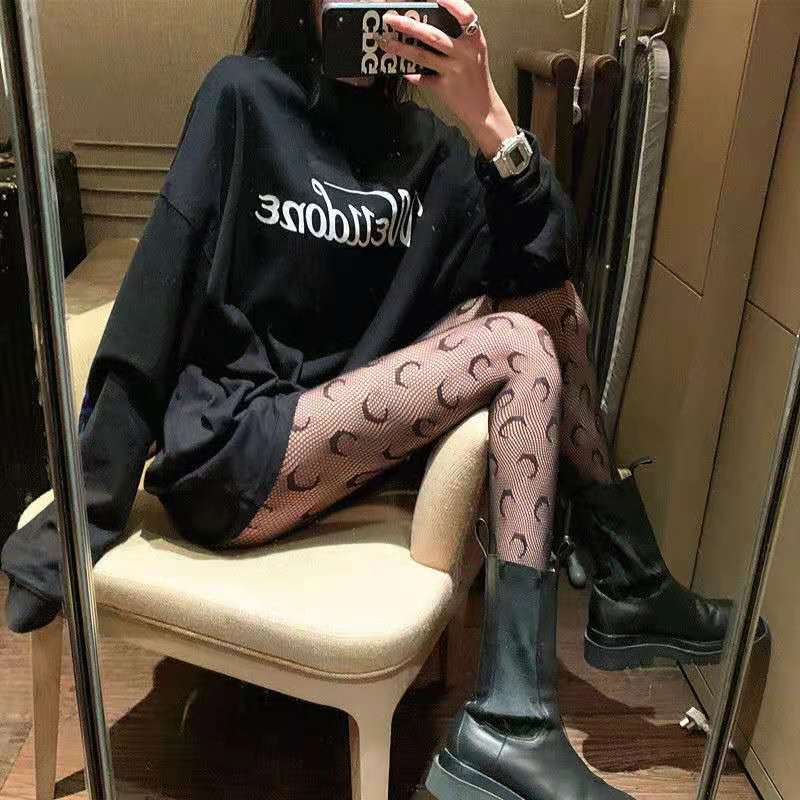 Hollow Hot Diamond Sexy Rose Net Stockings Black Stockings Letter Large Size Bow Fishnet Stockings Europe And America Temptation