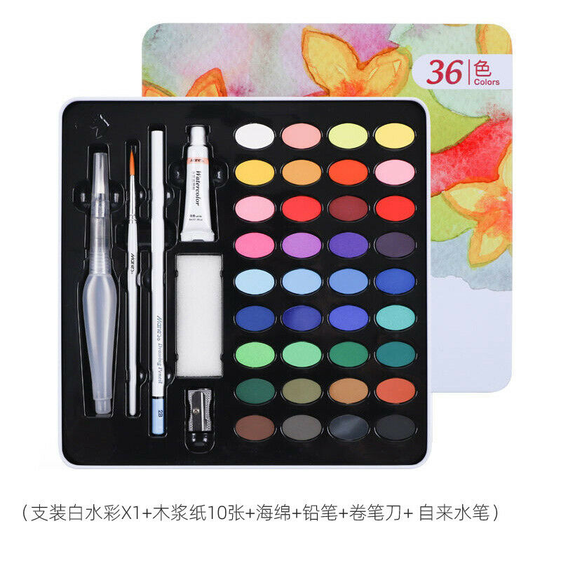 Watercolor paint solid