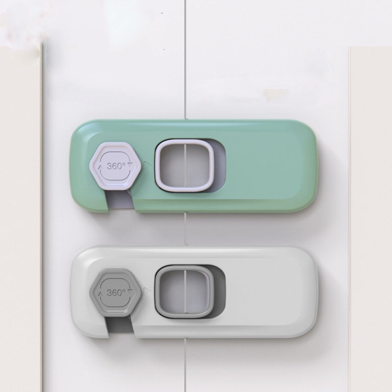 Home Refrigerator Freezer Door Lock Catch Toddler Kids Child Cabinet Locks Baby Safety Child Lock