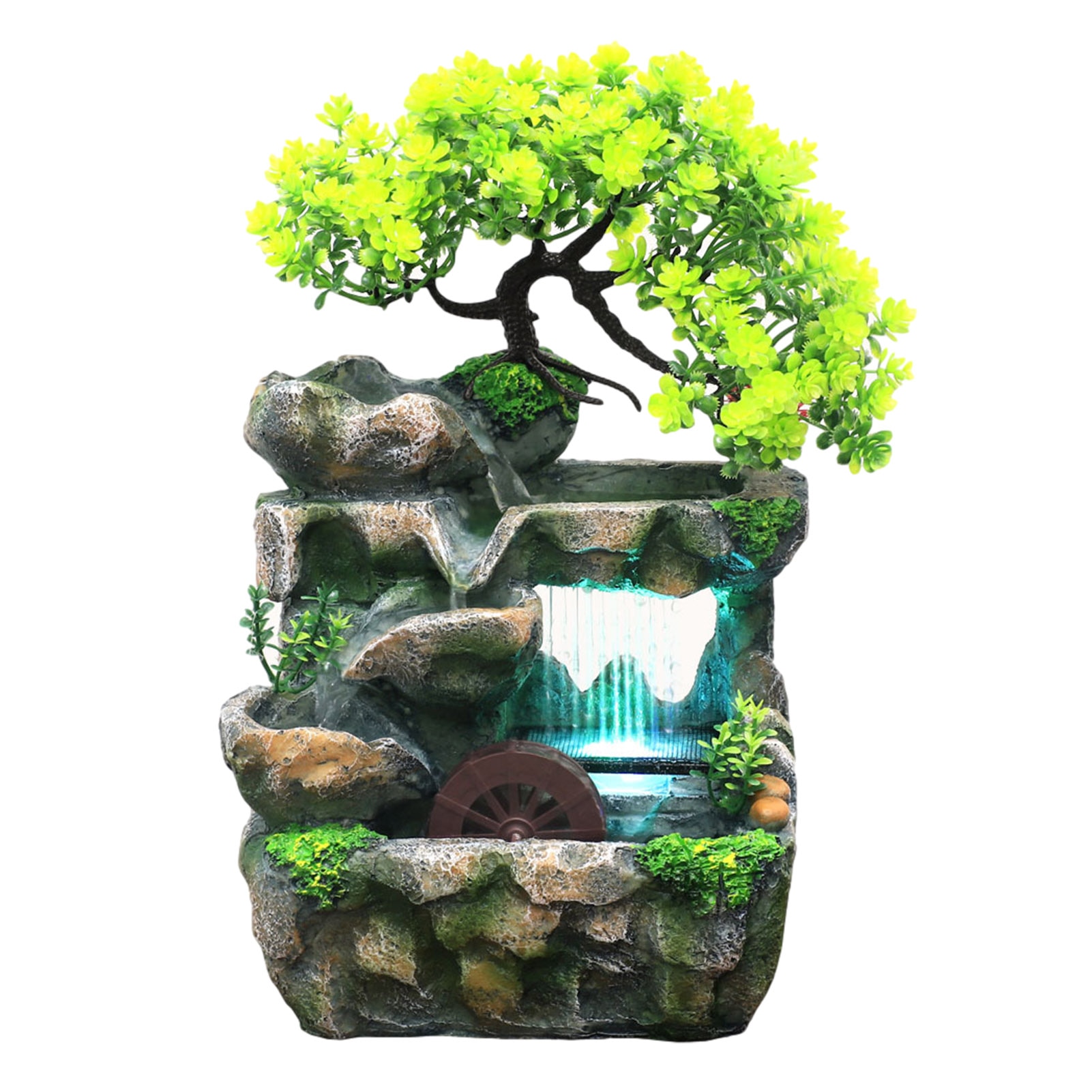 Wasserfall Brunnen Desktop Brunnen Ohne Zerstäuber Indoor Bonsai Fließende Wasser Wasserfall Mit