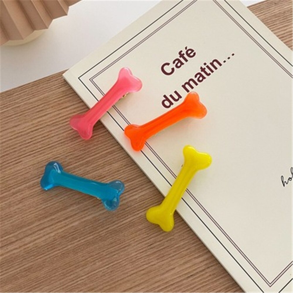 2pcs Lovely Girl Halloween headdress Bone Shape Hair Clips Side Hairpin Headwear Barrettes Hair Accessories factory direct sale