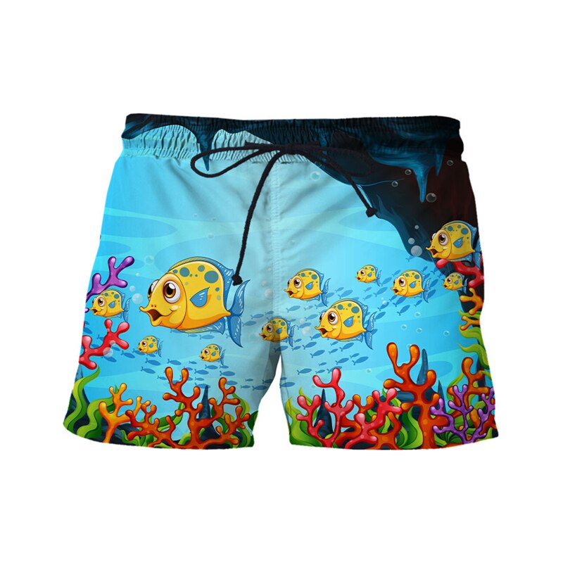 underwater world Shorts Boys Kids Shorts 3D printing Children cool wild Summer Shorts Casual Pants comfortablle youth shorts