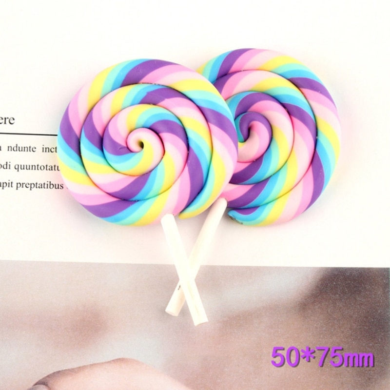 Handmade Baby Soft Pottery Lollipop Newborn Photography Props Decorations Infant Photo Shooting Posing Accessories