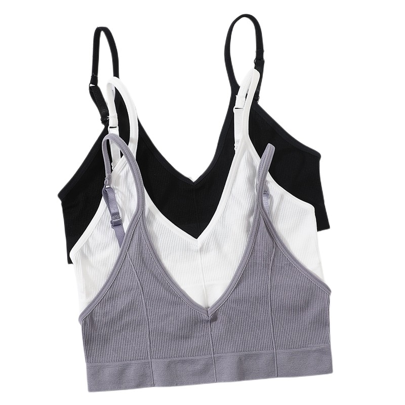 Seamless Tube Top Women Low Back Bra Sexy Lingerie Crop Tops Female Underwear Backless Bralette Top Sexy Bandeau Adjust Strap