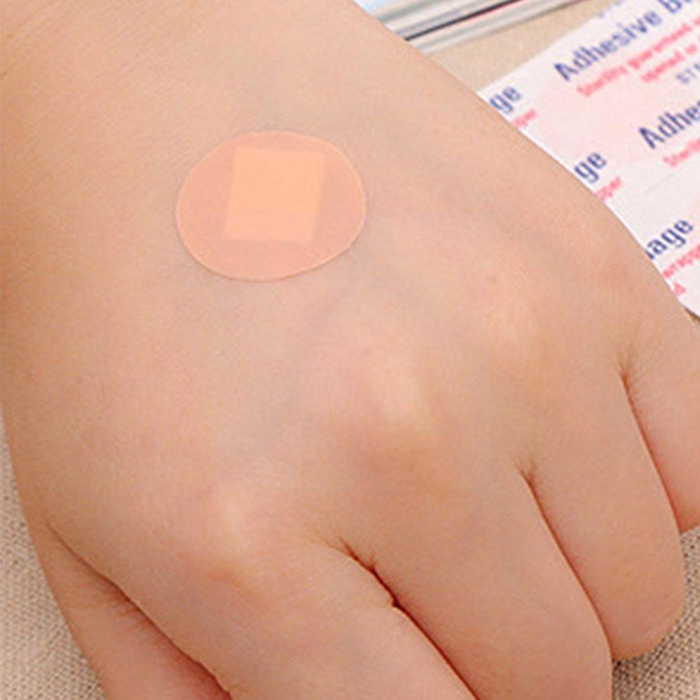 50pcs 38*38mm Square Waterproof Large Medical Transparent Tape Bandage Dressing Navel Paste Steri Breathable Wound S4H2