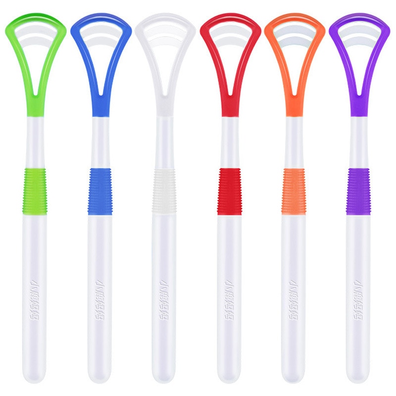 Tongue Cleaner Oral Cleaning Toothbrush Brush Soft Infant Supplies Portable Silicone Children's Tongue Scraper Remove Halit