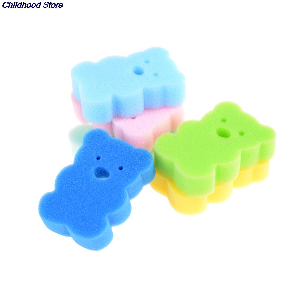 3PCS Random rub Sponge Bath Brushes Baby Infant Shower faucet Wash child Brush bath brushes sponges Cotton Rubbing Body