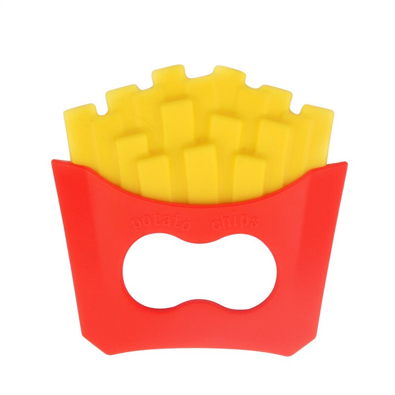Chenkai 5PCS BPA Free Silicone Potato Chips Baby Pacifier Teether Chewable Pendant Nursing DIY Dummy Sensory Toy Accessories