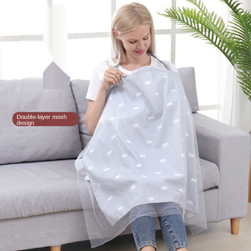 Maternity Nursing Covers Feeding Nursing Covers Breathable Breastfeeding Cape Adjustable Outdoors Nursing Cloth Feeding Clothes