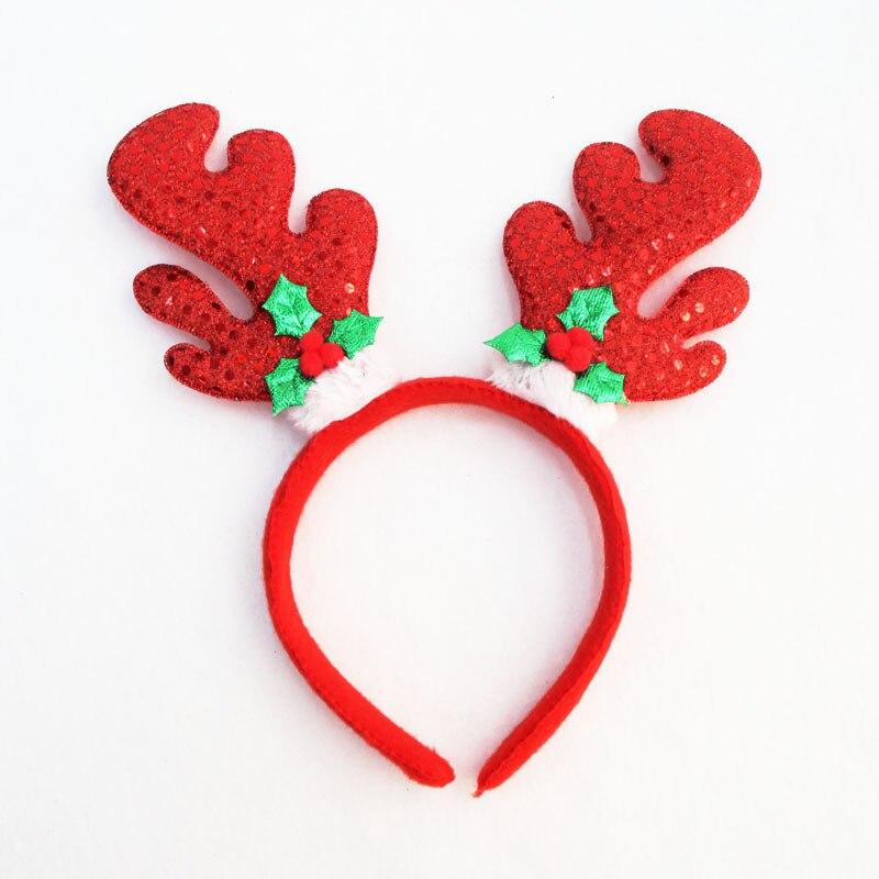 Children Christmas Headband Christmas Gift Toy Hair Pin Girls Cute Decoration Santa Claus Snowman Hair Band Hair Accessories