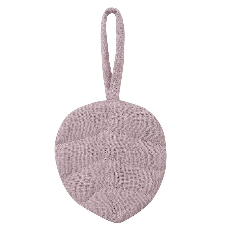 Baby Pacifier Clip Chain Pendant Infant Cotton Leaf-shape Soother Hanging Decors P31B