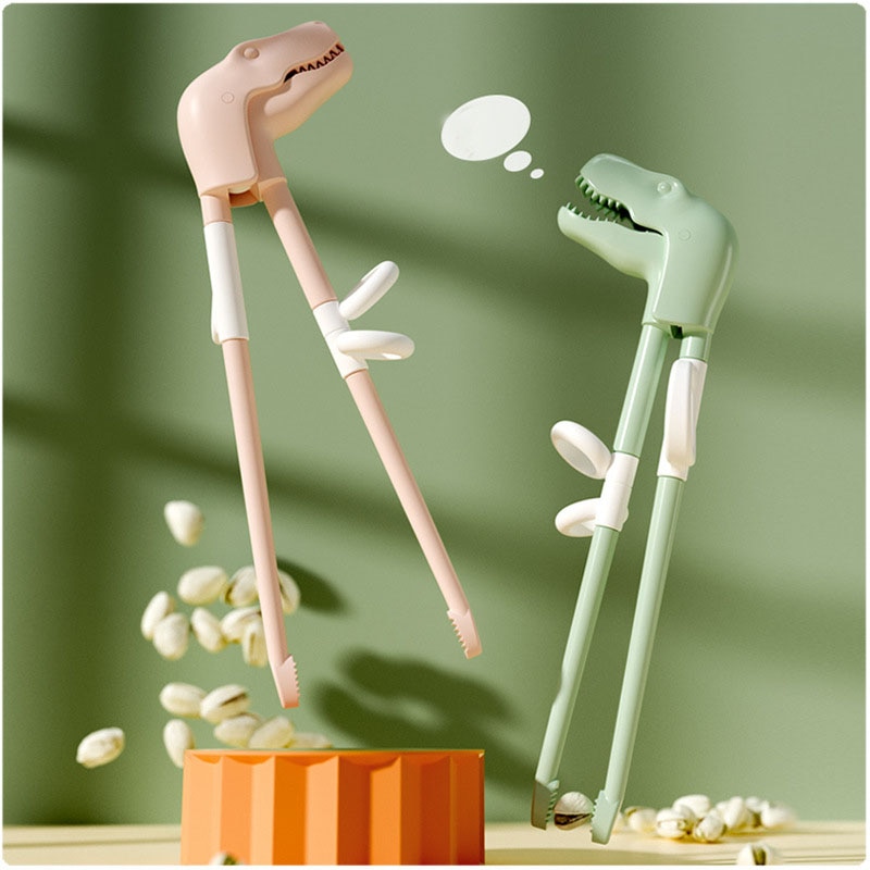 Cute Training Chopsticks Cute Dinosaur Children Chopsticks for Baby Kids Child Enlightenment Tableware Learner Gifts Chopsticks