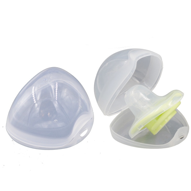 Portable Infant Newborn Baby Pacifier Case Box Dustproof Kids Pacifier Nipple Cradle Case