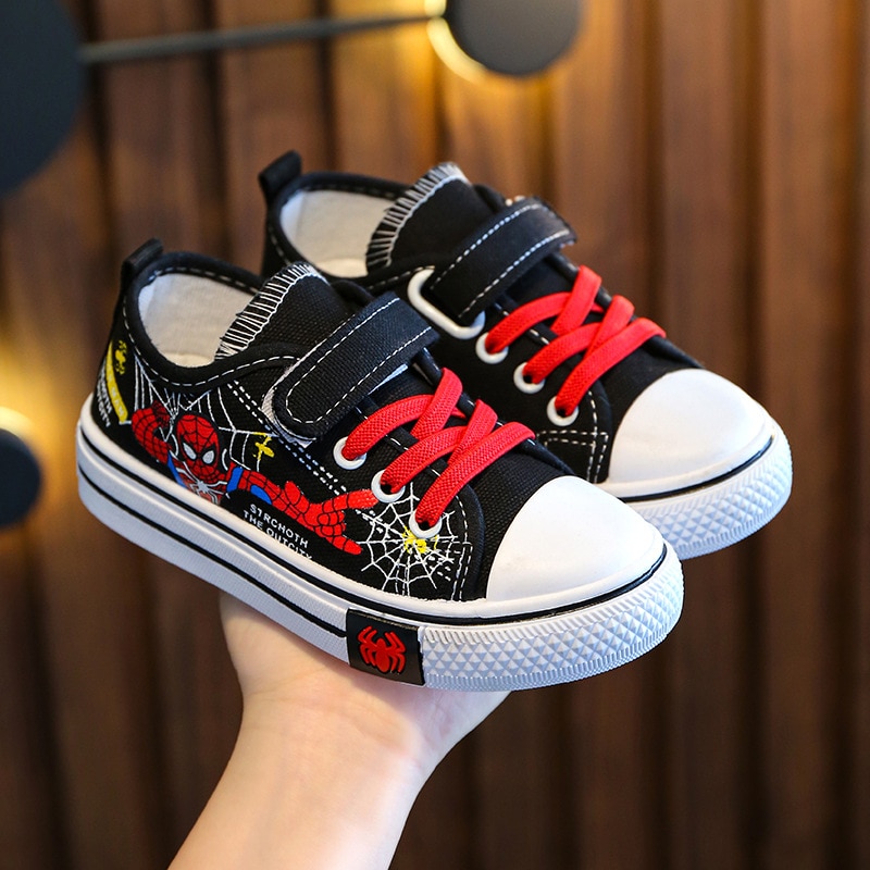 Children Canvas Shoes Cartoon Boys Sneakers Breathable Casual Shoes 2021 Girls New Kids Tennis Shoes For Fashion Shallow Mouth