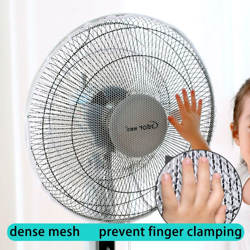 1PCS Round Fan Filters Summer Fan Safety Net Fan Dust Dustproof Protective Safety Cover Baby Fingers Child Safety Mesh Fan Cover