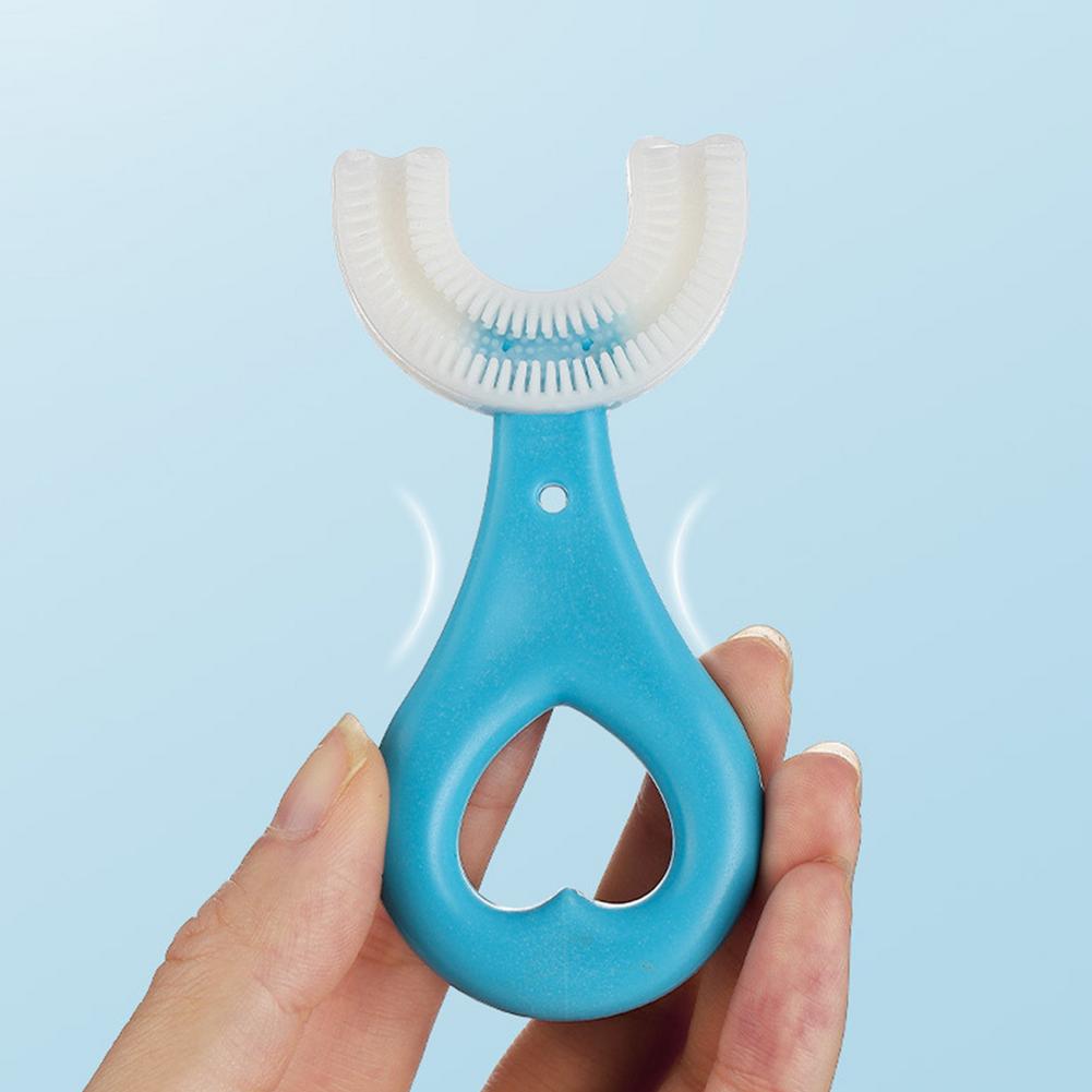 Baby Toothbrush Children 360 Degree U-shaped Child Toothbrush Teethers Soft Silicone Baby Brush Kids Teeth Oral Care Cleaning