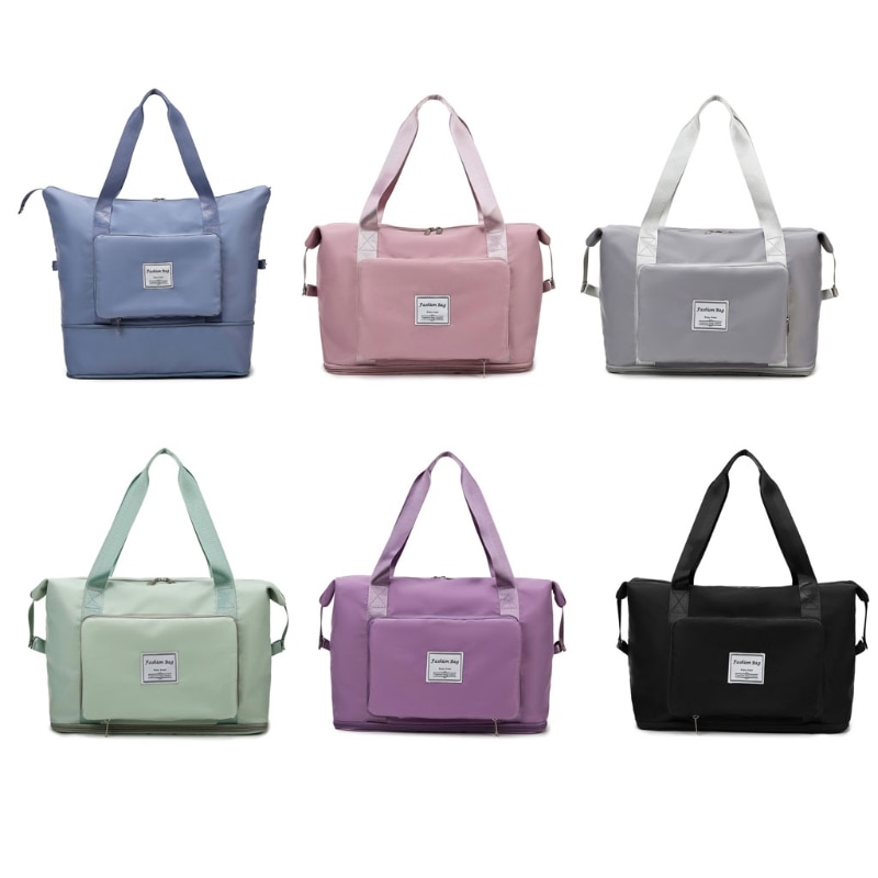Large Capacity Folding Travel Luggage Storage Bag Waterproof Oxford Cloth Handbag for Men Women Duffle Bag