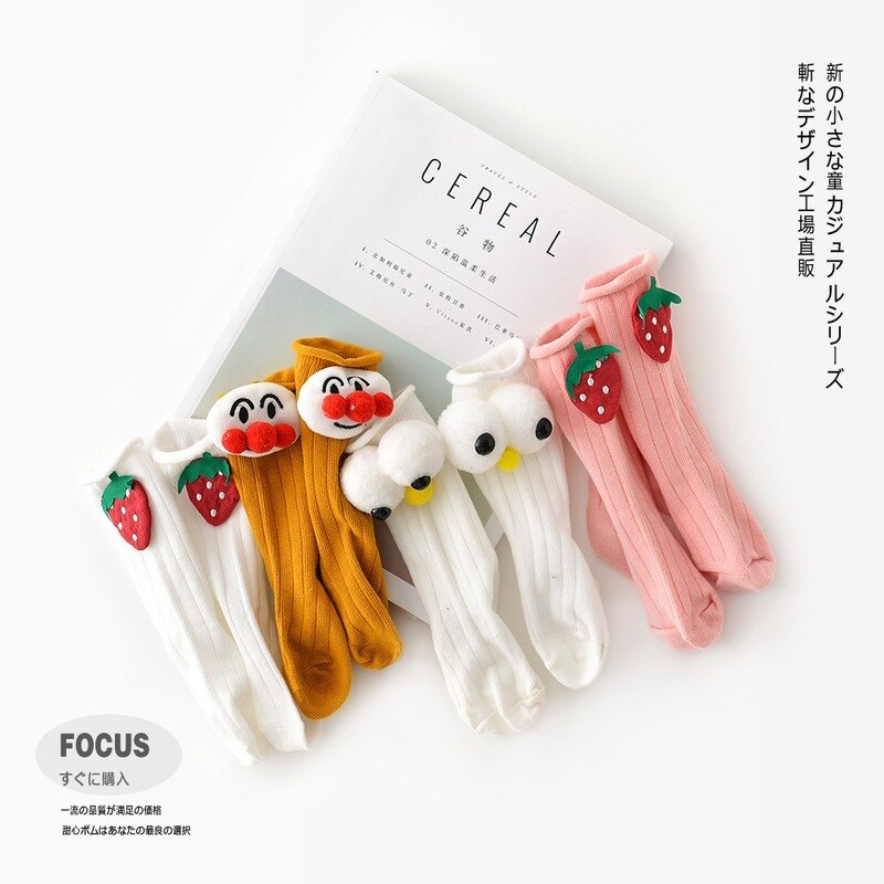 New Cartoon Baby Leg Socks Cute Newborn Socks Infant Sock for Baby Girl Leg Warmers Toddler Sock