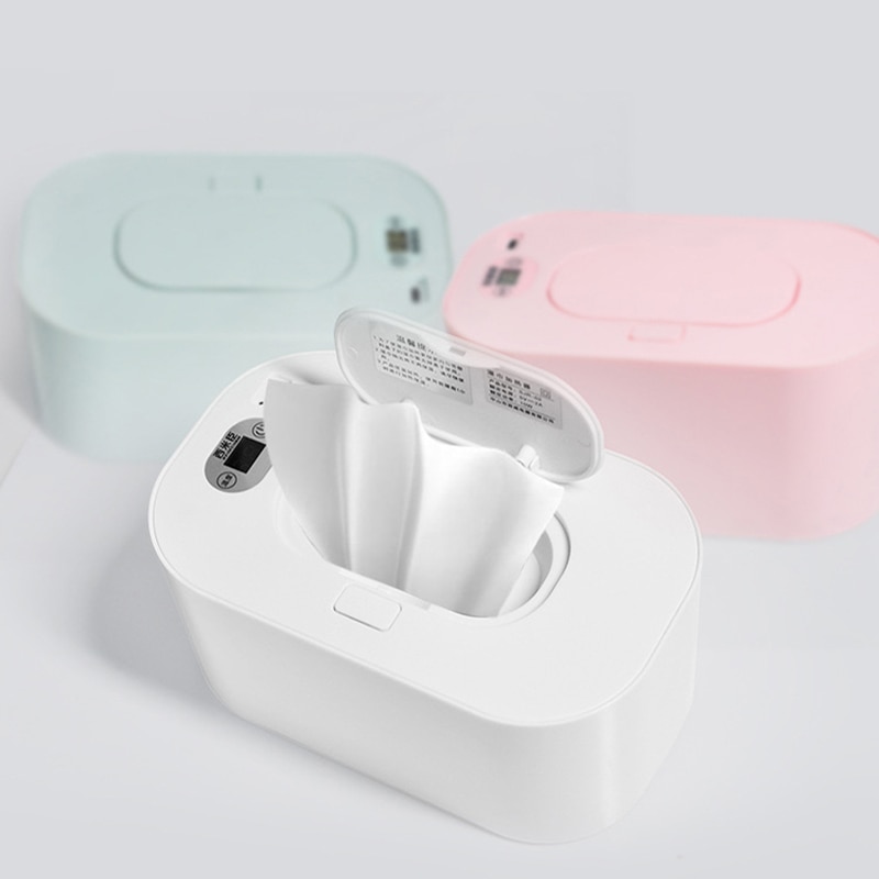 USB Baby Wipes Heater Thermal Warm Wet Towel Dispenser Napkin Heating Box Cover Baby Accessories Hold Wet Wipes Napkins Newborn