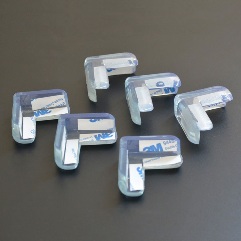 5pcs Transparent Anti-collision Corner Baby Right-angle Thickened Table Corner Anti-collision Corner Protection Safety Products