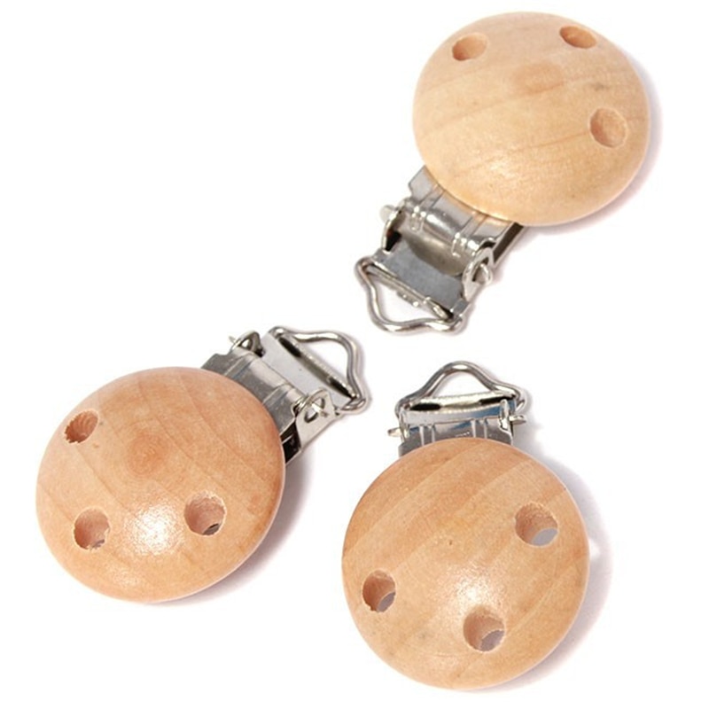 5pcs/lot Soother Pacifier Solid Color Infant Baby Pacifier Clip Holder Dummy Clips For Baby Clasps Holders Accessories Kids