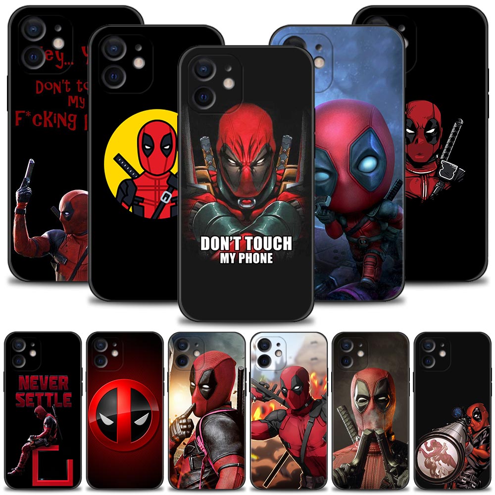 Marvel Hero Deadpool Silikon Telefon Fall Für iPhone 13 12 11 Pro Max Mini XS X XR 7 8 6 6S Plus