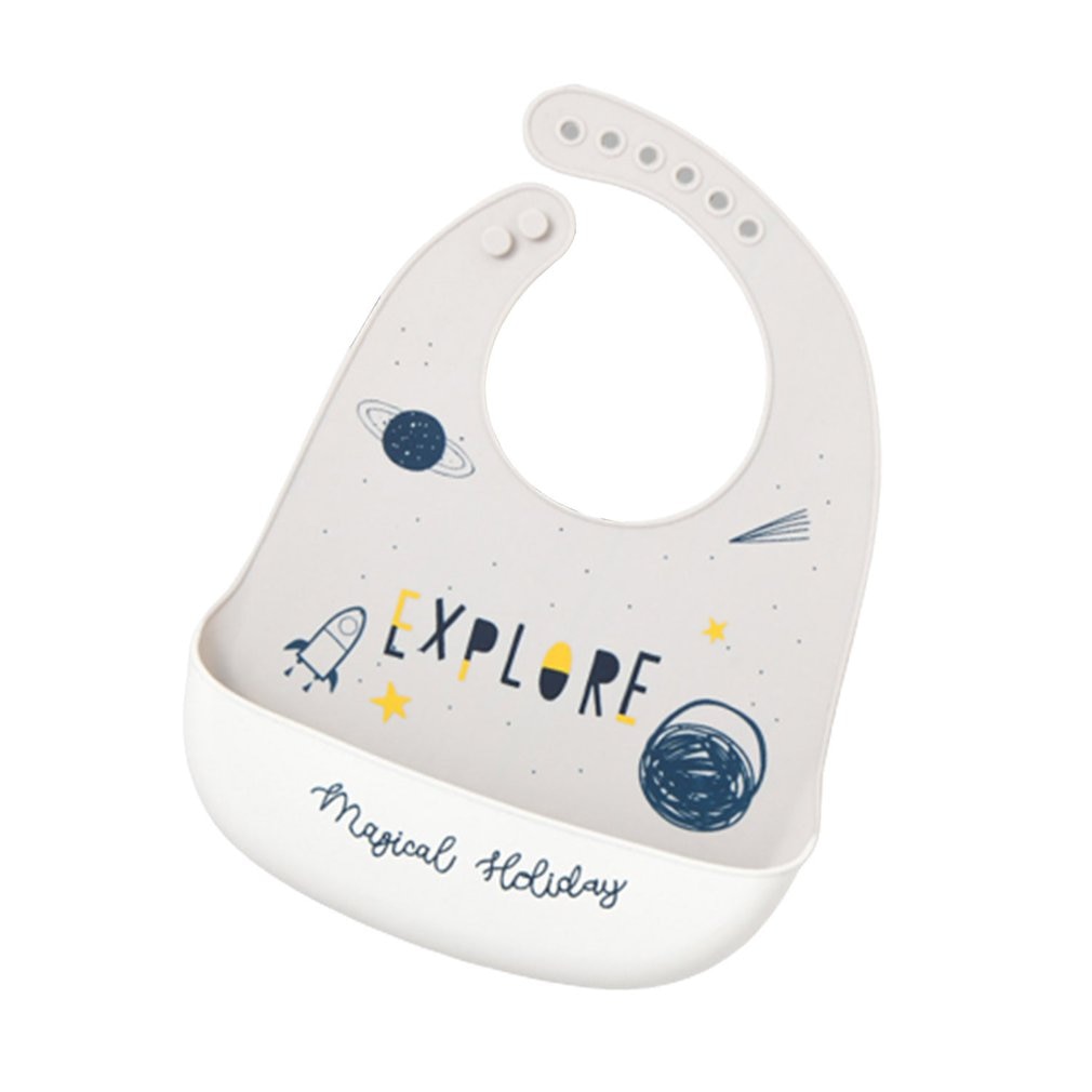 Bib Infant Silicone Non Stick Wool Design Waterproof Soft Oil Proof And Stain Proof Comfortable Bib