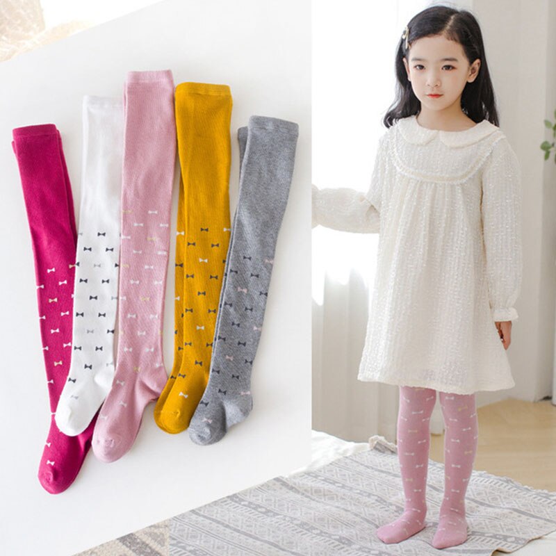 Bear Leader 2021 Spring New Year Girls Pantyhose Combed Cotton Boneless Hand-sewn Stretch Leggings Children's Pantyhose