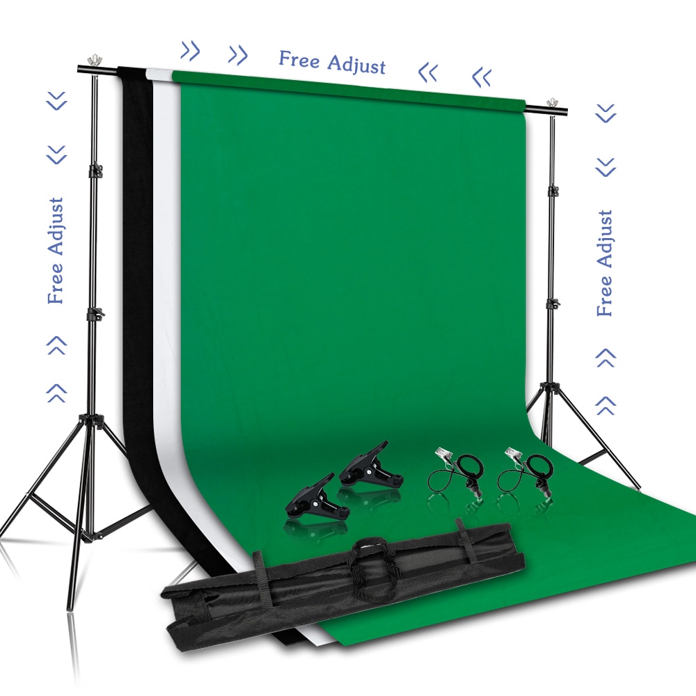 SH Fotografie Hintergrund Stand Kit Mit Stand Unterstützung System Kulissen für Foto Studio