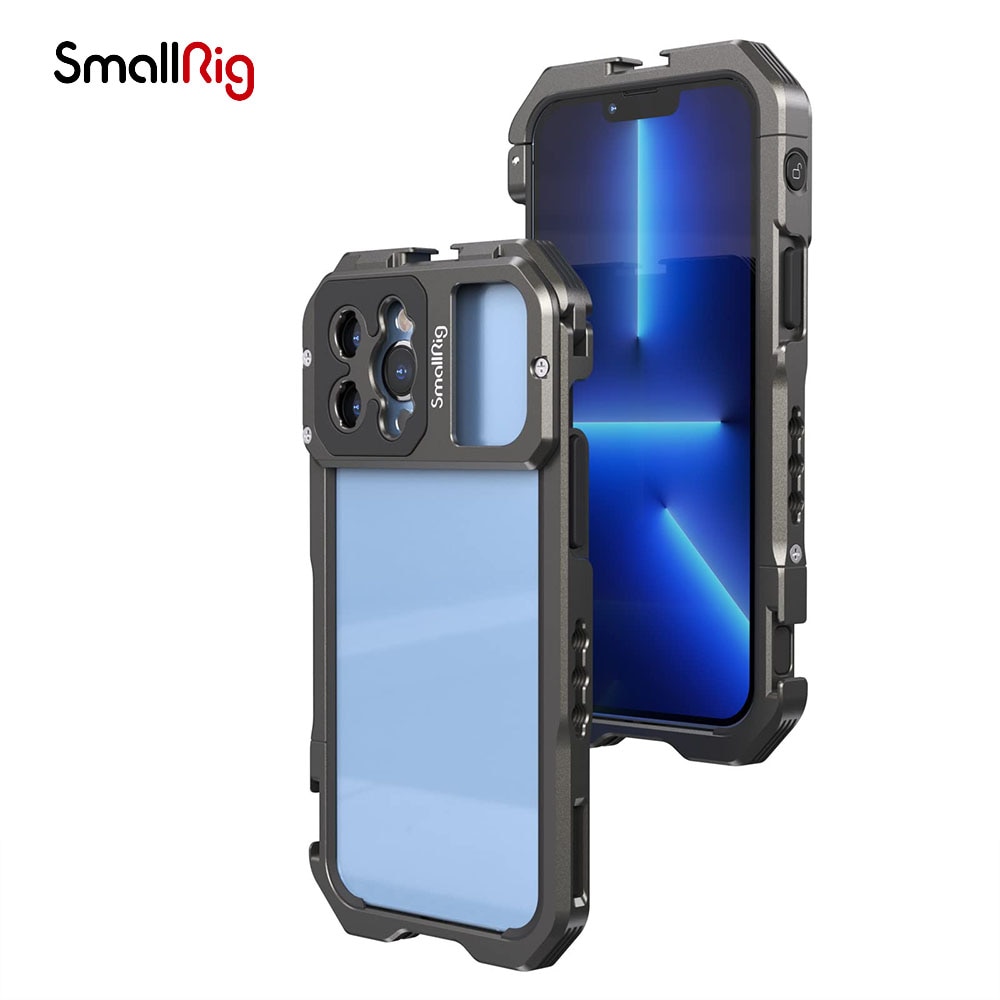 SmallRig Handy Video Käfig Griff für iPhone 13 Pro / pro Max Fall Rig kompatibel mit M-mount 17mm