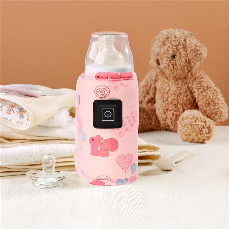 1pc USB Baby Bottle Warmer Portable Newborn Infant Milk Bottle Heating Cover