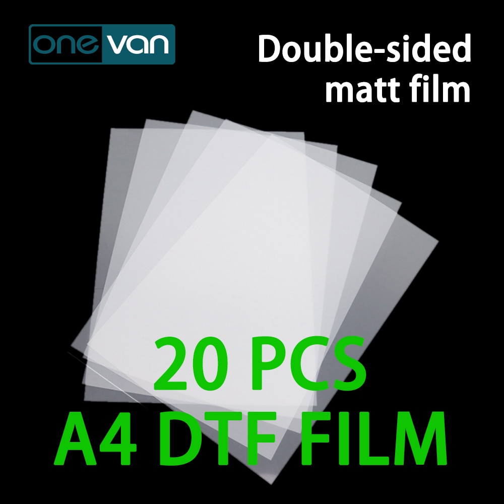 20PCS A4 PET Film For Epson L800 L805 8500 T50 P50 Printer Directly Print Film and Trasnfer Print for hoodies Jeans dtf printer