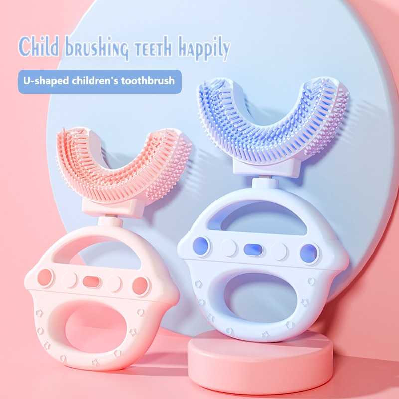Baby Toothbrush for Child Cartoon Shape Teether for Teeth Silicone Waterproof Toothbrush Baby Oral Care Infant Health Teeth Care