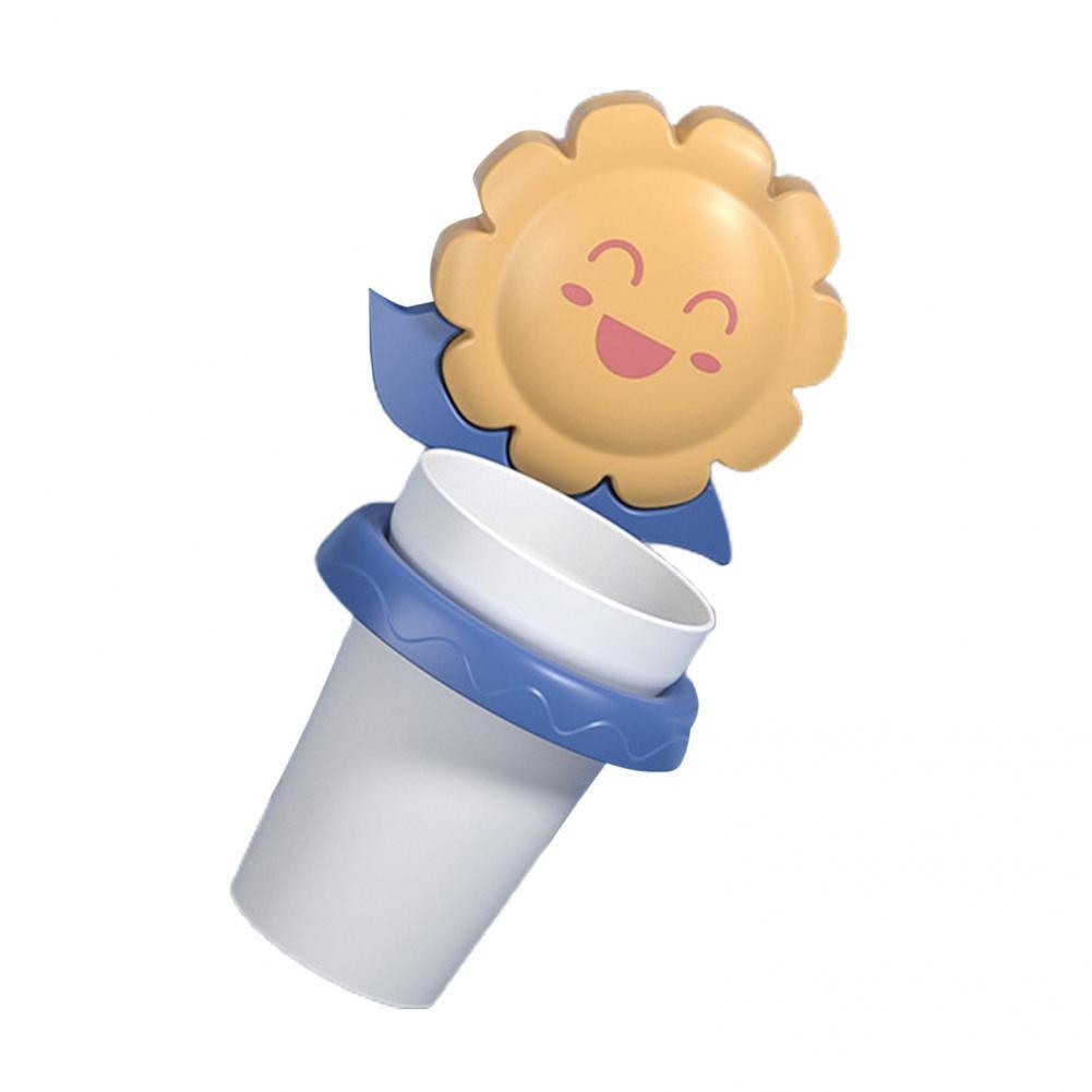 Toothbrush Mug with Holder Plastic Anti-slip Cartoon Teeth Brush Mug Brushing Cup for Bathroom