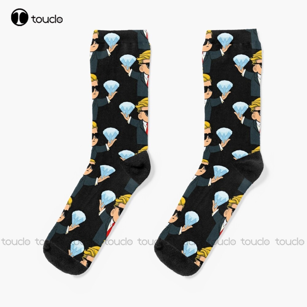 Wallstreetbets - Diamond Hands Socks Socks Men Christmas New Year Thanksgiving Day Gift Unisex Adult Teen Youth Socks Custom