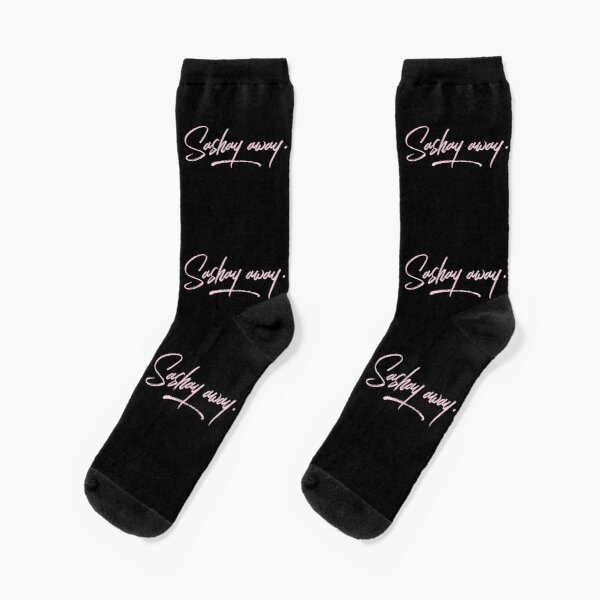 Sashay Away Crew Socks Autumn Best Comfortable Cute Girls Sports Women Winter Cotton Cartoon Mens Breathable Black Pattern