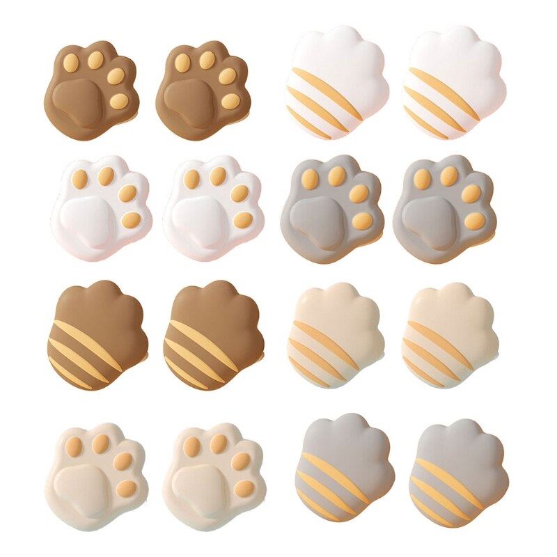1Pcs Baby Cute Cat Paw Safety Silicone Protector Table Furniture Corner Protection Children Safety Anticollision Edge Guards