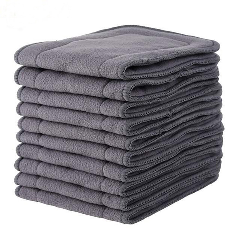 Babyland Ecological Diaper Absorbents Bamboo Charcoal Diaper Inserts Pocket Cloth Diaper Cover Wraps Nappy Boosters Liners Pads