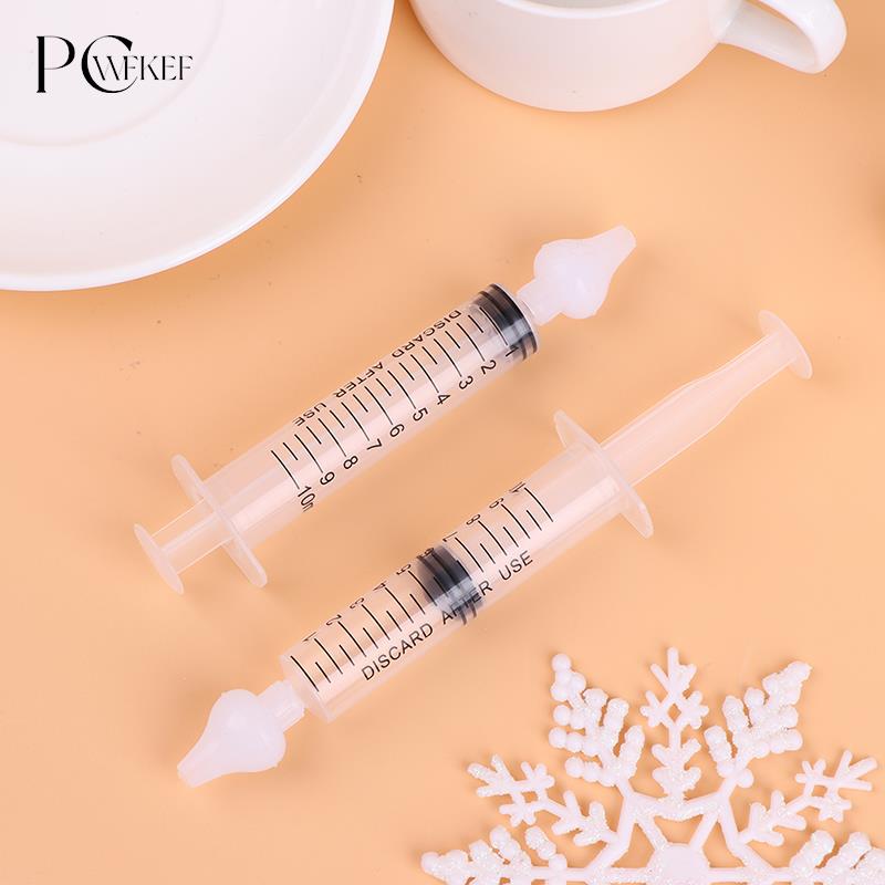 2pcs 10ml Baby Care Nose Cleaner Needle Tube Infant Clean Rhinitis Nasal Washer