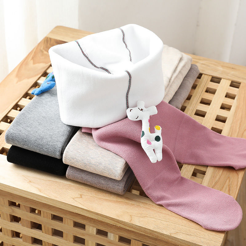 Children Cartton Deer Pantyhose 2021 New Arrival Infant Warm Leggings Tights Baby Girls Velvet Dance Tights Cute Cotton Clothes