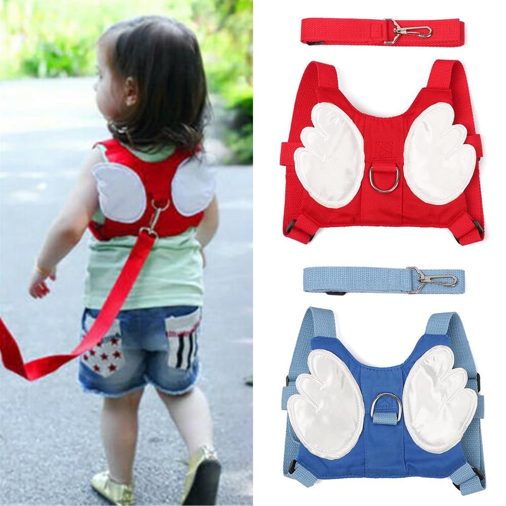 1 Pc Angel Wing Baby Safety Harness for Toddlers Adjustable Useful Outdoor Children's Reins Child Protection Belt Anti-lost