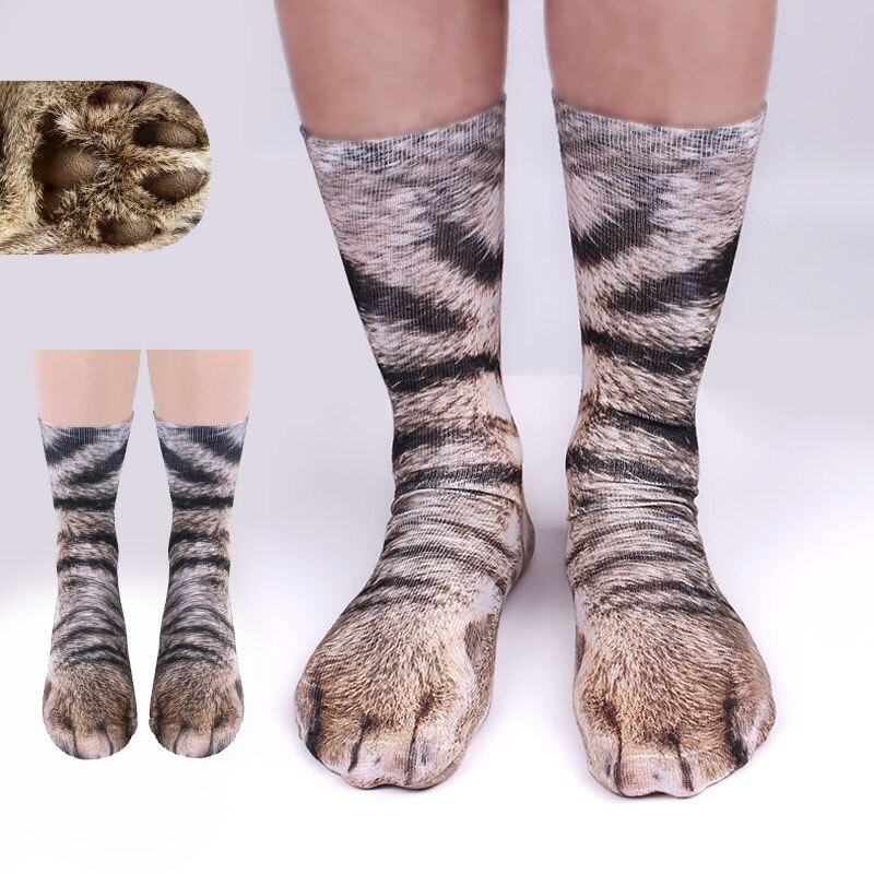 3D Printing Children Socks Animal Foot Fashion Unisex Socks Kids Funny Sock Parent-child Socks Fashion Socks